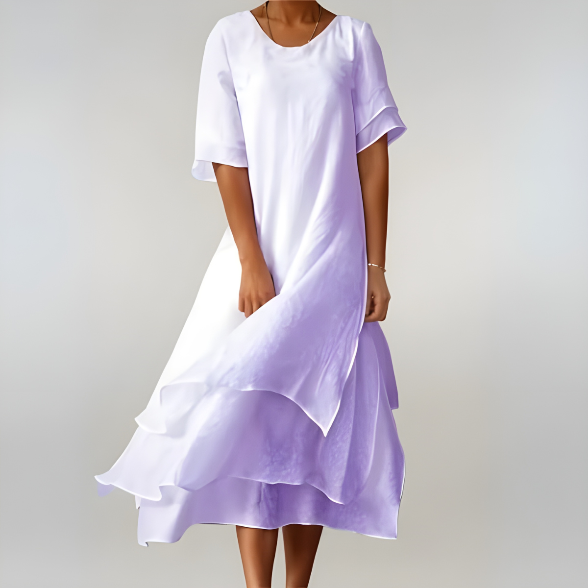 Agnès | Leichte und elegante lange Baumwollkleid