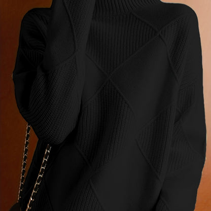 Ameline | Strickpullover mit hohem Kragen