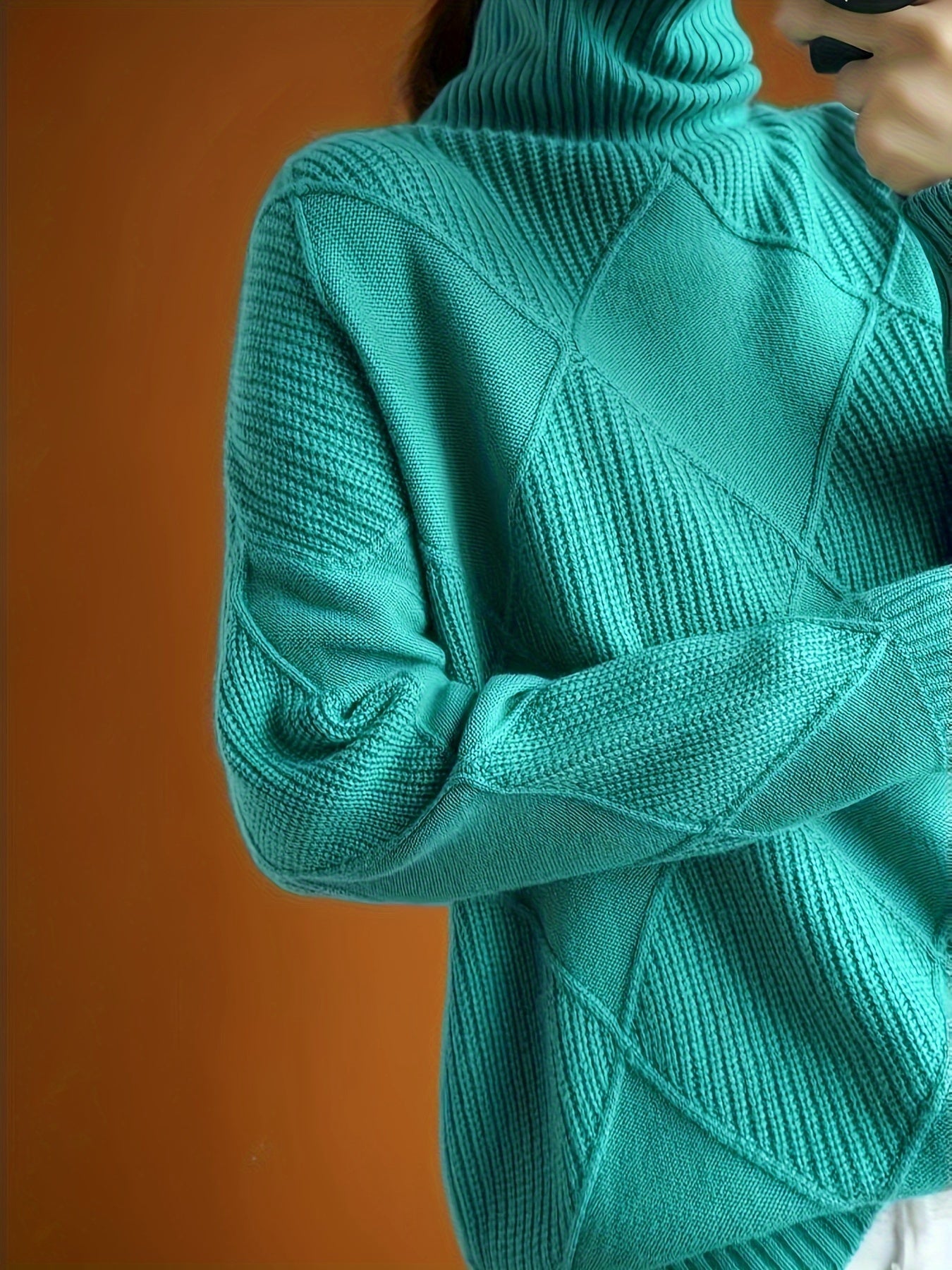 Ameline | Strickpullover mit hohem Kragen