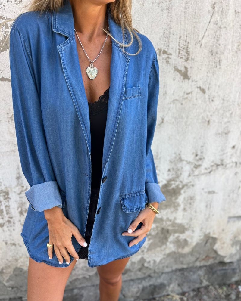 Flurina | Lässiger Jeansblazer