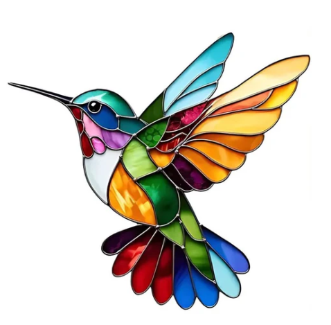 Multicolor Kolibri Kette – Für Vogel-Liebhaber & Schmuck-Fans