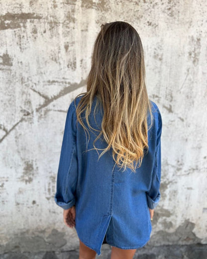 Flurina | Lässiger Jeansblazer