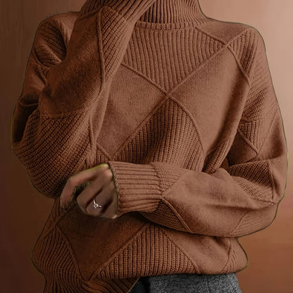 Ameline | Strickpullover mit hohem Kragen