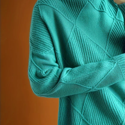 Ameline | Strickpullover mit hohem Kragen