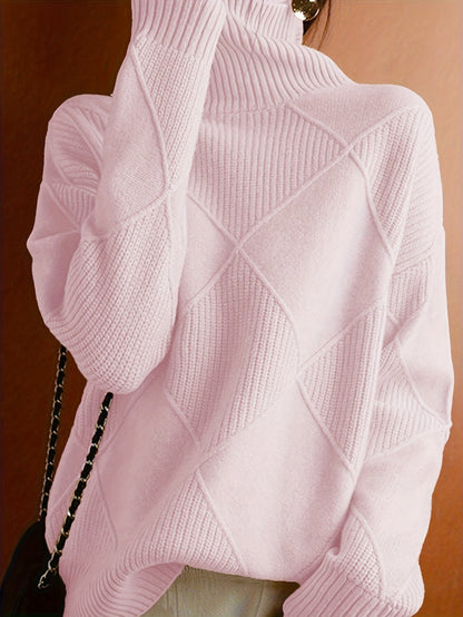 Ameline | Strickpullover mit hohem Kragen