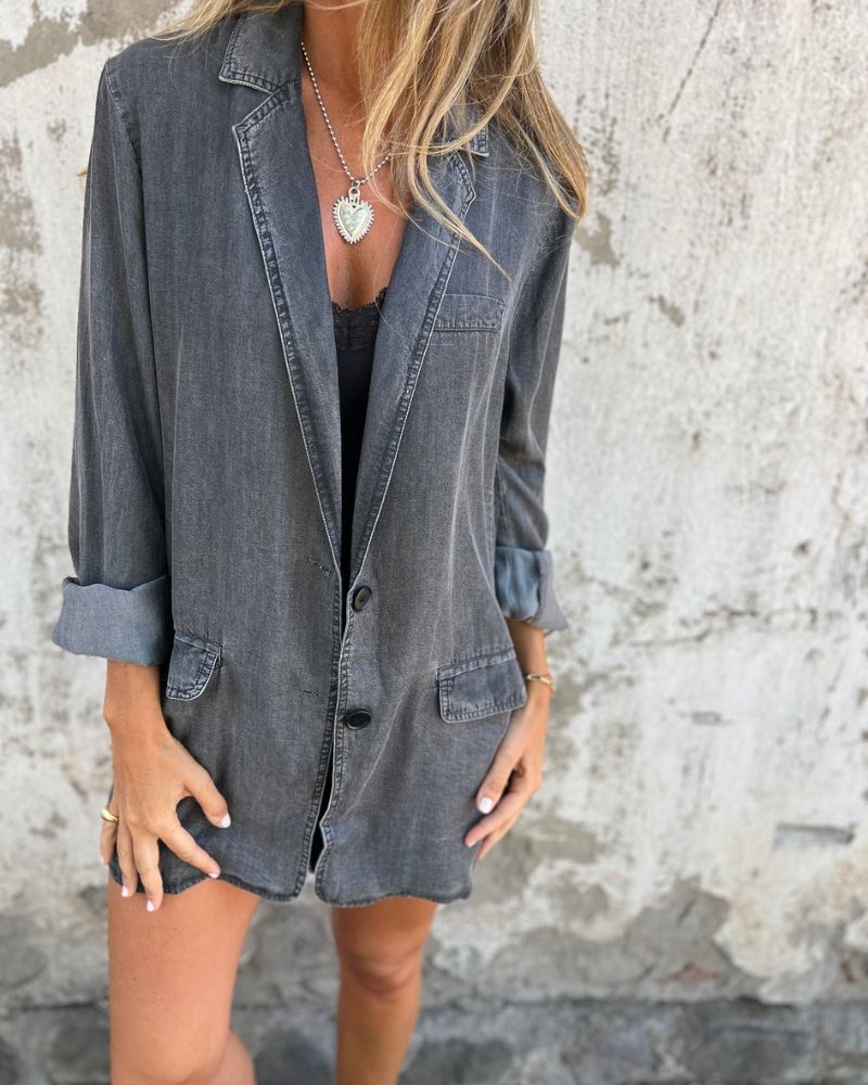 Flurina | Lässiger Jeansblazer