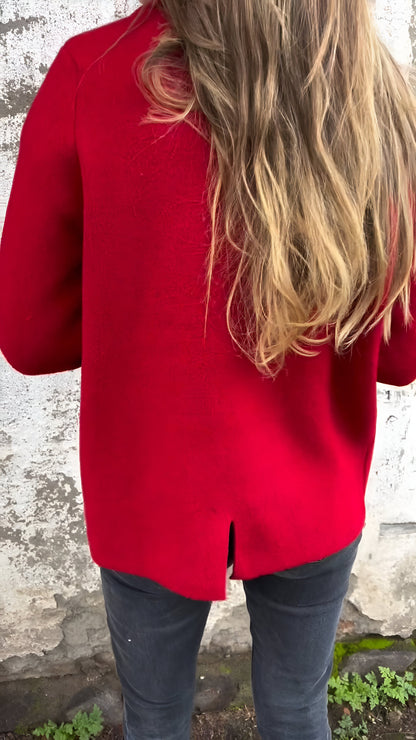 Fulvia | Elegante Jacke mit Revers und Reißverschluss