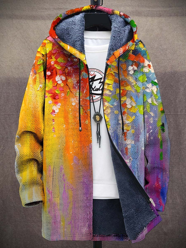Jindalee | Luxuriöse, kunstinspirierte Strickjacke