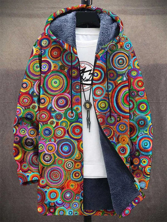 Karri | Luxuriöse, kunstinspirierte Strickjacke