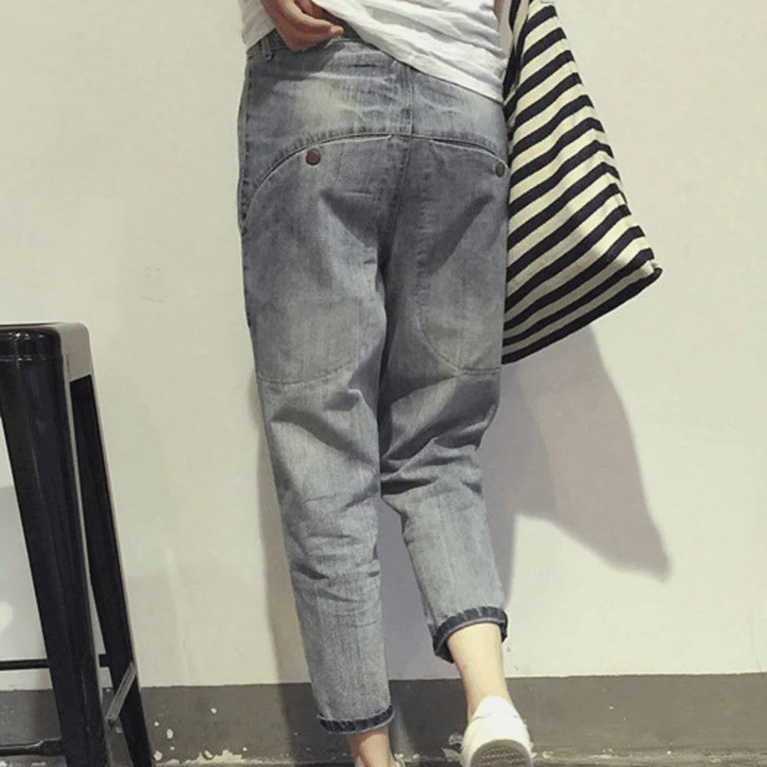 Helle blaue Jeans - stilvolle und gemütliche Damen-Denim-Hosen