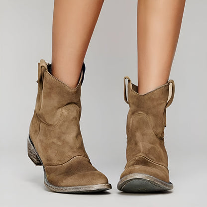 Élisee™ | Zeitlose Wildleder-Stiefeletten Braun