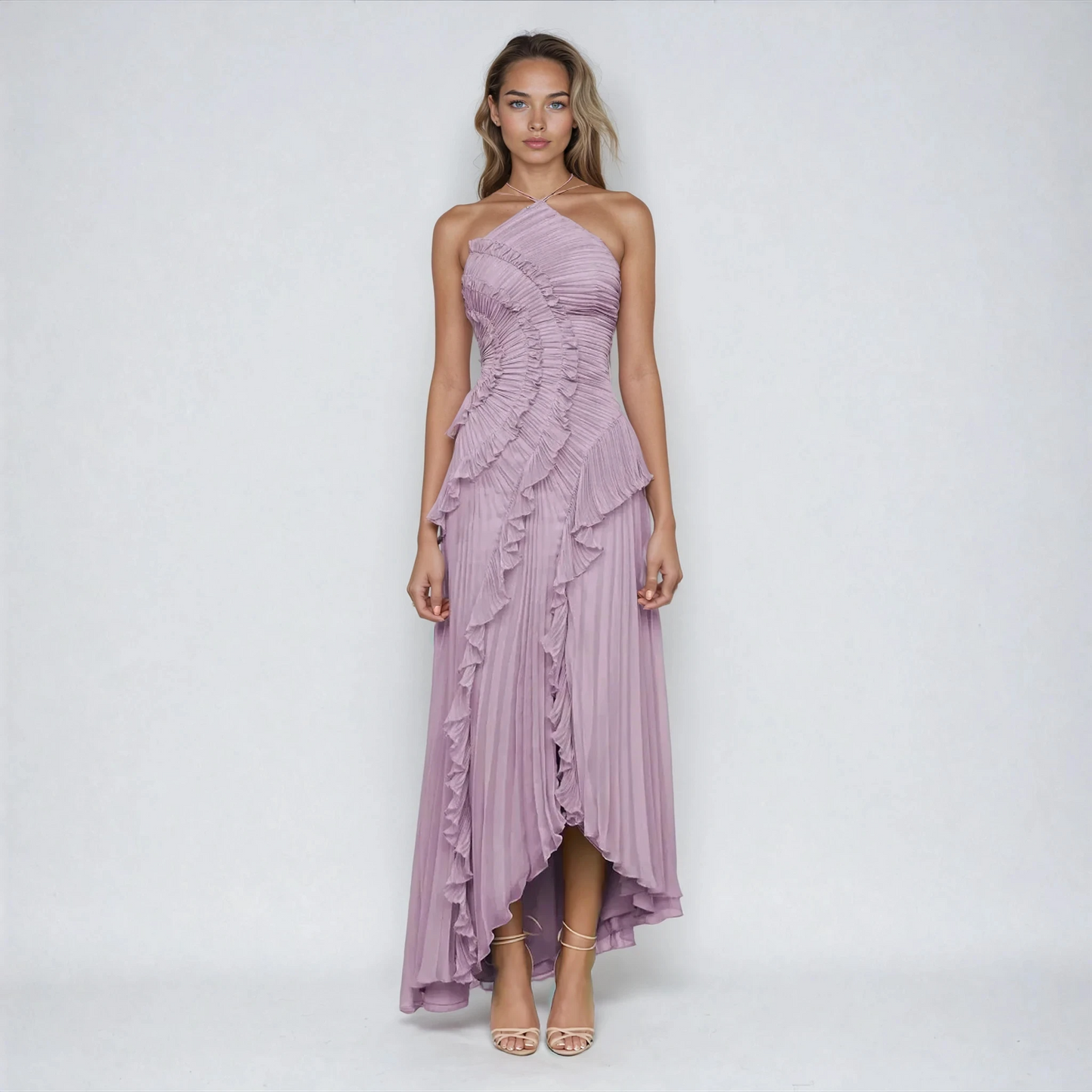 Mireva™ – Flüsterndes Fliederkleid