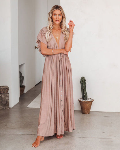 Viraelis - One-Size Sommerbrise Strandkleid