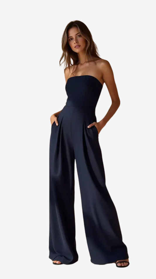 Malene™ Schulterfreier Jumpsuit