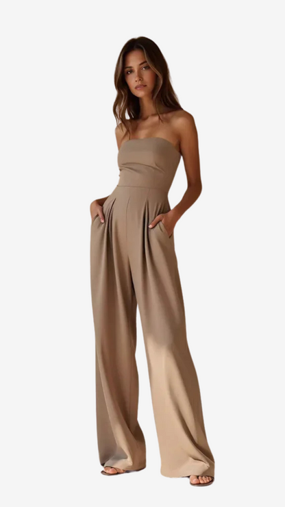 Malene™ Schulterfreier Jumpsuit