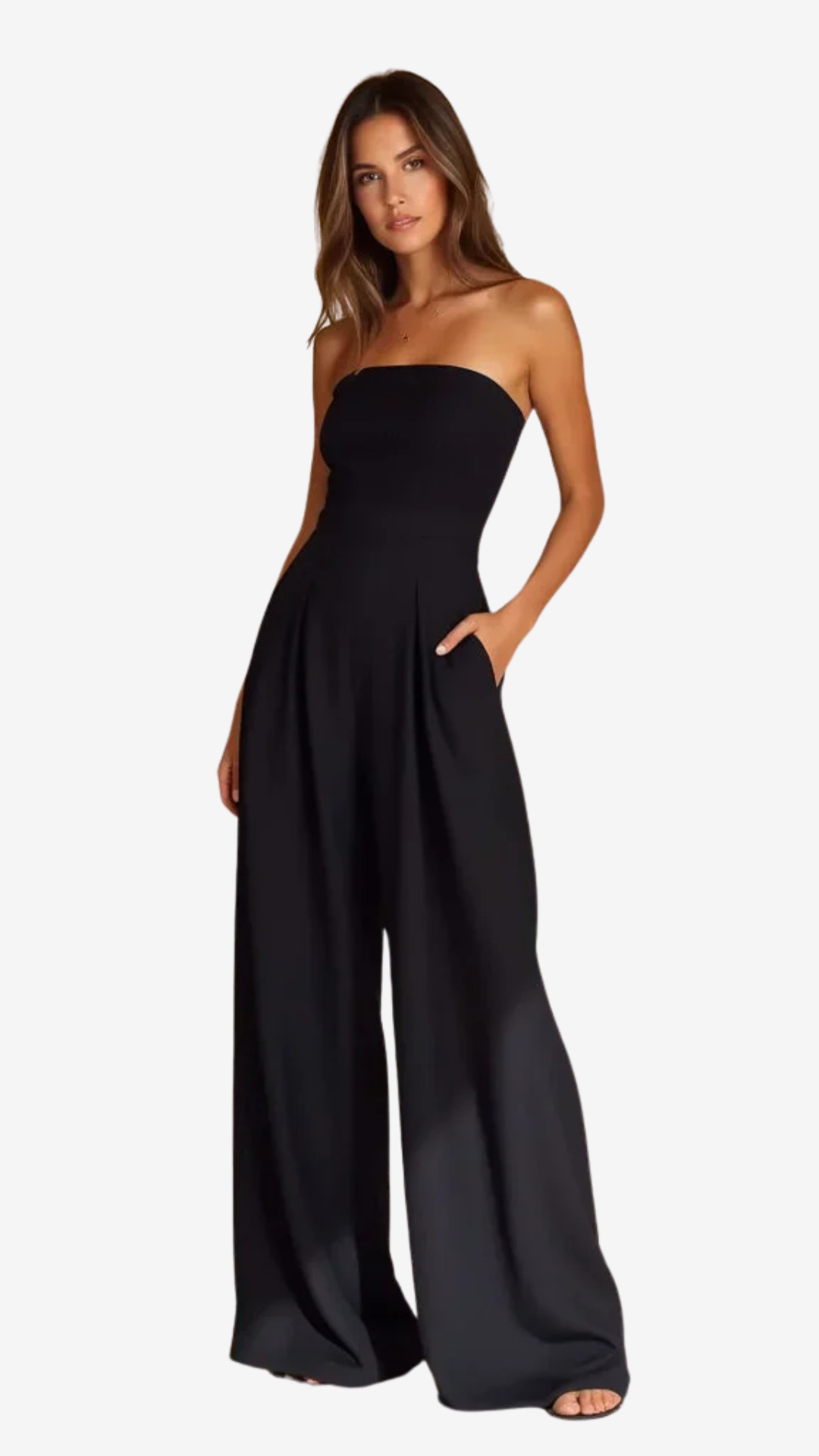 Malene™ Schulterfreier Jumpsuit