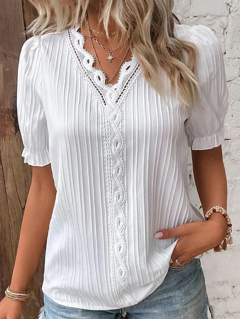 Bea™ - Charmante Bluse mit eleganten Details
