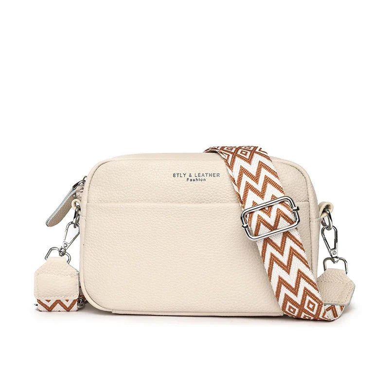 Leder Crossbody-Tasche für Damen Schultertaschen