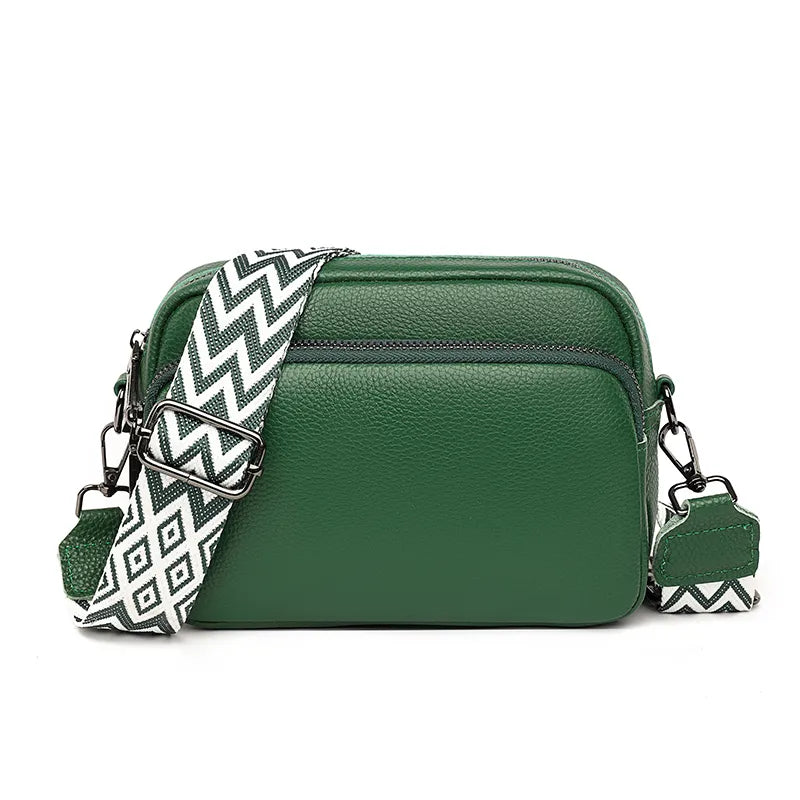 Leder Crossbody-Tasche für Damen Schultertaschen