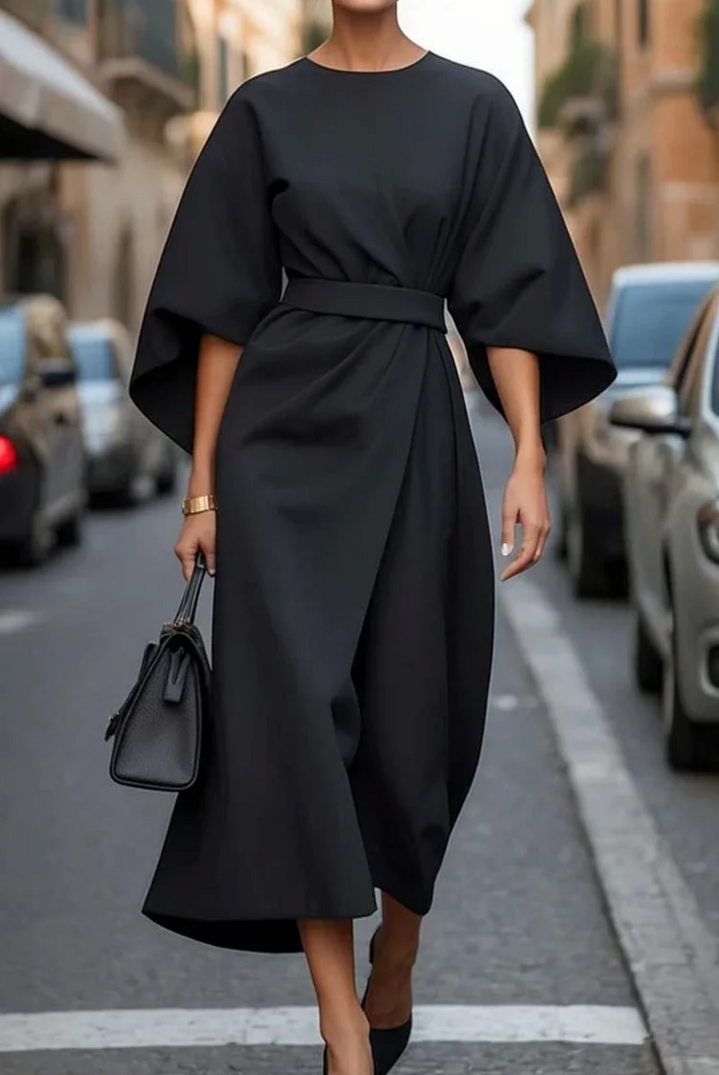 Cyvion - Zeitloses, Elegantes Kleid mit Raffinierten Details
