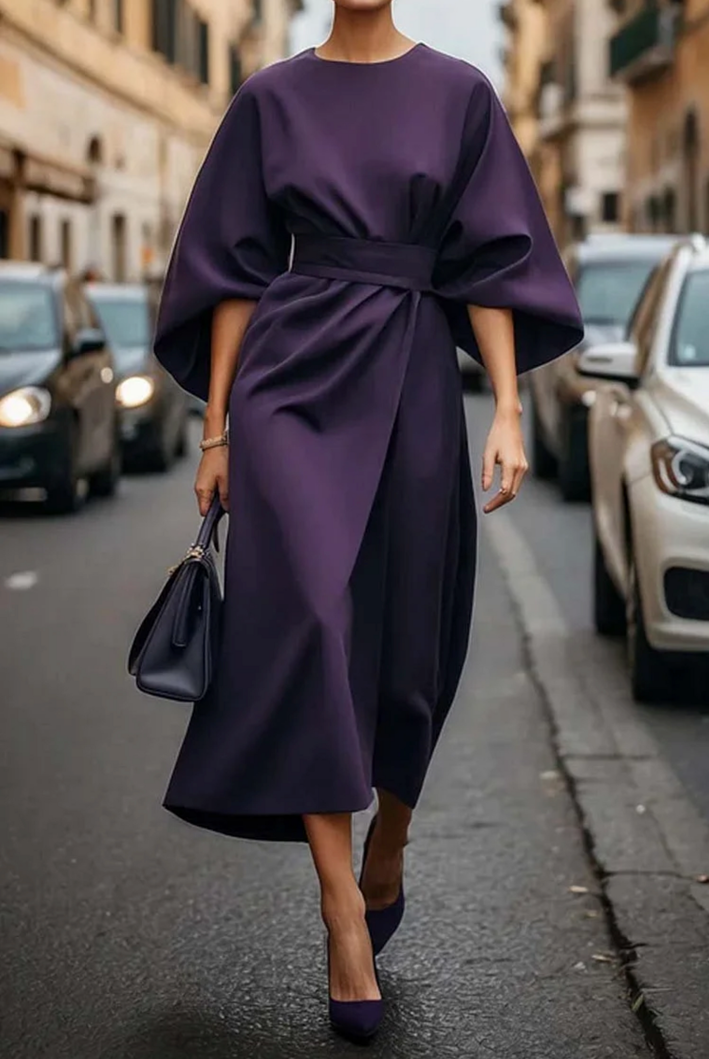 Cyvion - Zeitloses, Elegantes Kleid mit Raffinierten Details