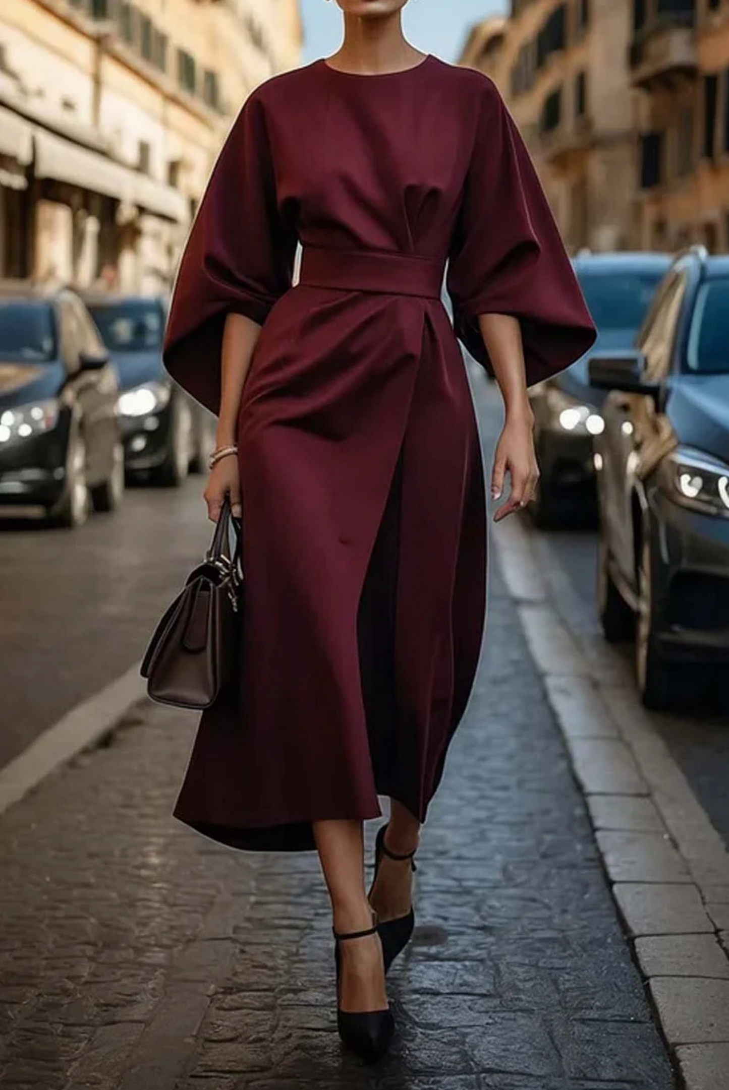 Cyvion - Zeitloses, Elegantes Kleid mit Raffinierten Details