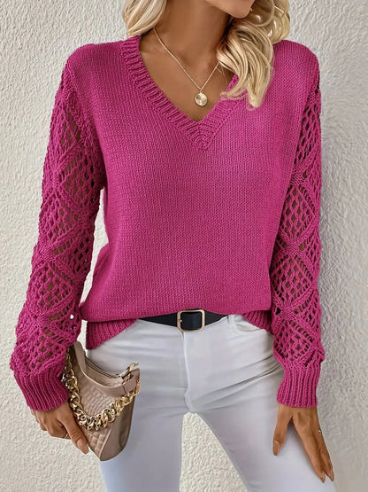 Daisy | Pullover mit V-Ausschnitt