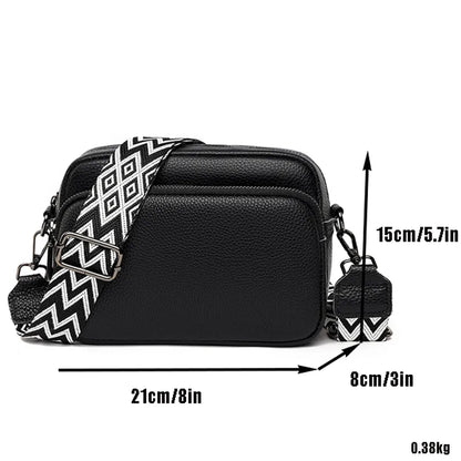 Leder Crossbody-Tasche für Damen Schultertaschen