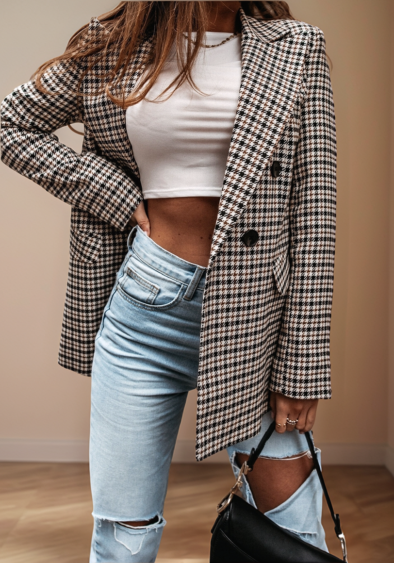 Astellis - Karierter Blazer