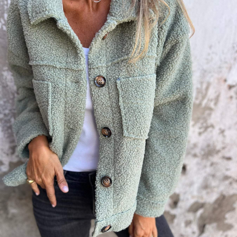 Annie | Trendy Jacke aus weichem Stoff