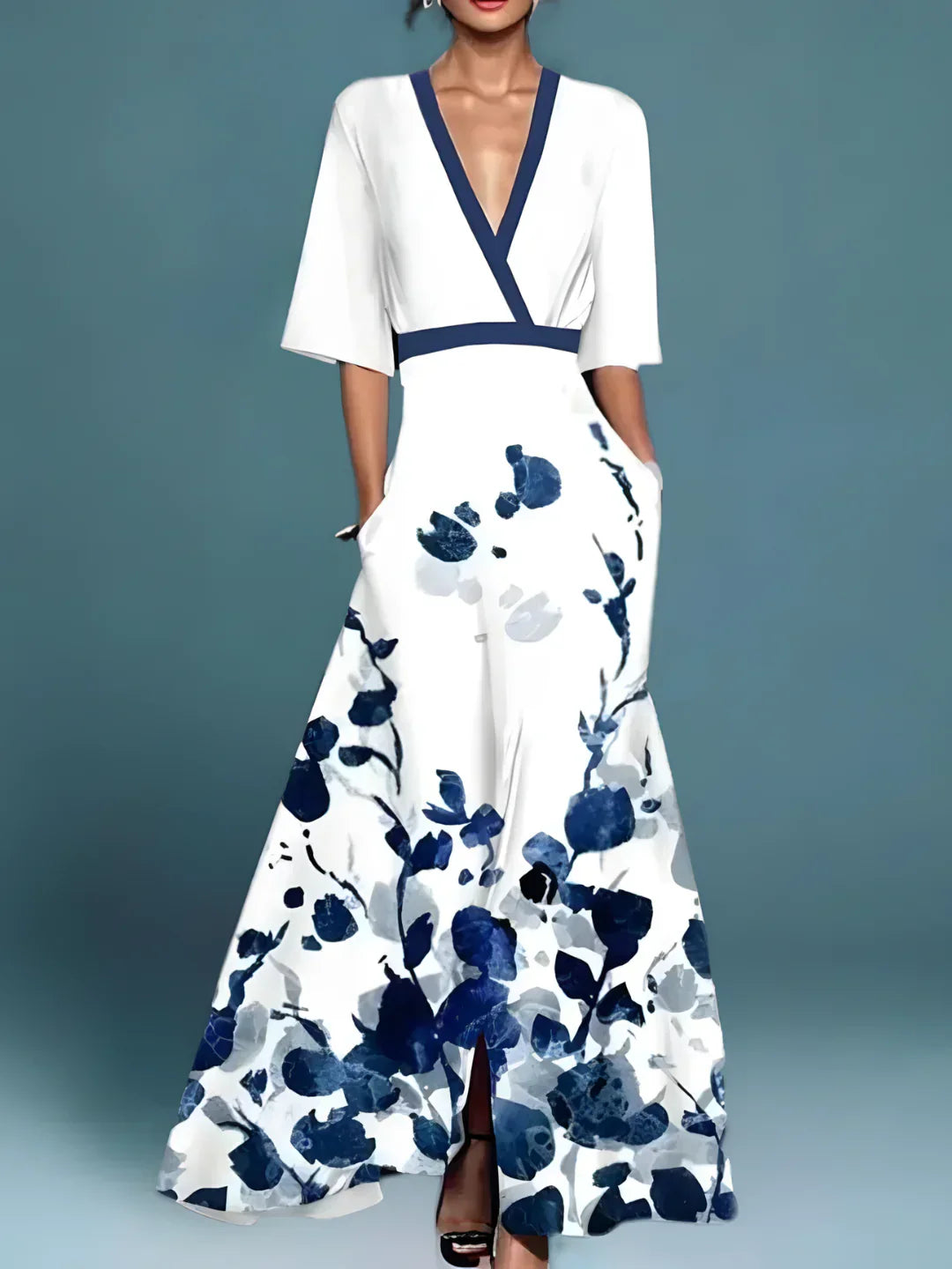 Laure | Elegantes Blumenkleid