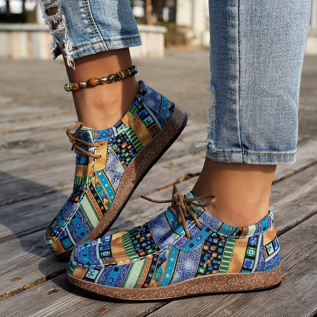 Beeckhoven™ | Bunte Retro Damenschuhe