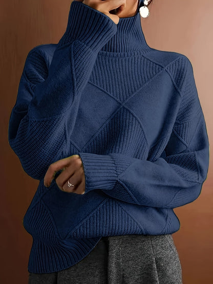 Ameline | Strickpullover mit hohem Kragen