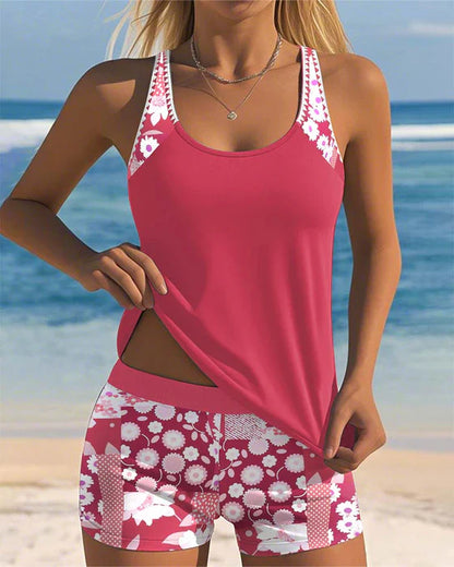 Yara - Sportliches Badeanzug mit Boxer I Letzter Tag 80% Rabatt!