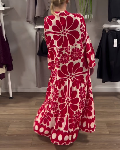 Marielle | Elegantes Maxikleid mit Druck