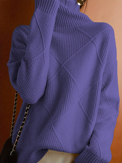 Ameline | Strickpullover mit hohem Kragen