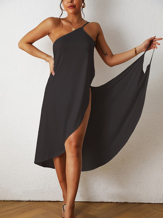 Basis-Stil Cover-Up Kleid Ohne Bikini