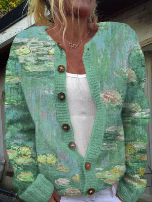 Anwen | Grüner Cardigan