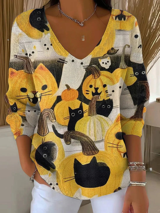 FLORENCE | Pullover mit V-Ausschnitt