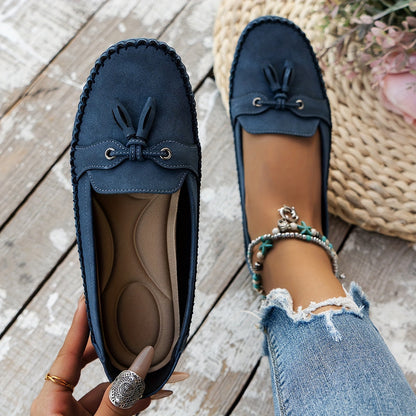 Nadine | Klassische Loafers mit Quastdetail