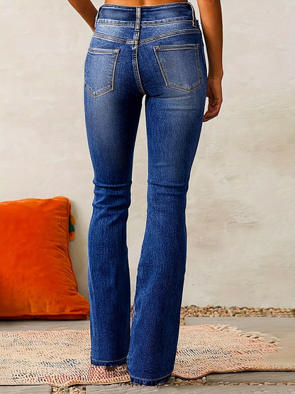 Aya | Hochtaillierte, ausgestellte Jeans