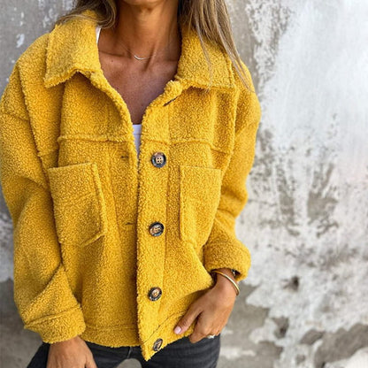 Annie | Trendy Jacke aus weichem Stoff