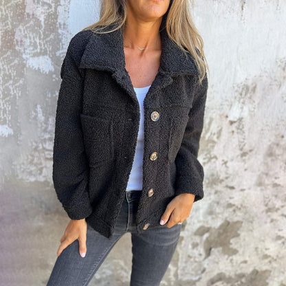 Annie | Trendy Jacke aus weichem Stoff