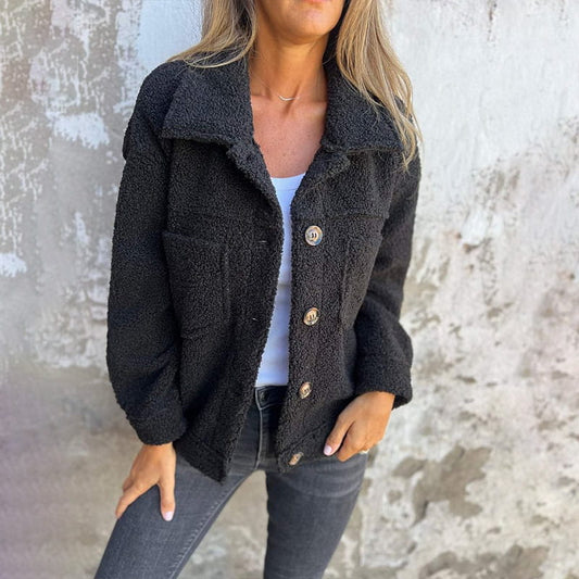 Annie | Trendy Jacke aus weichem Stoff