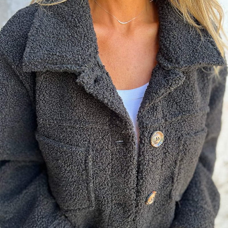 Annie | Trendy Jacke aus weichem Stoff