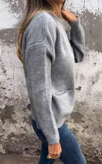 Marcia - Kuschelige ZIp-Strickjacke