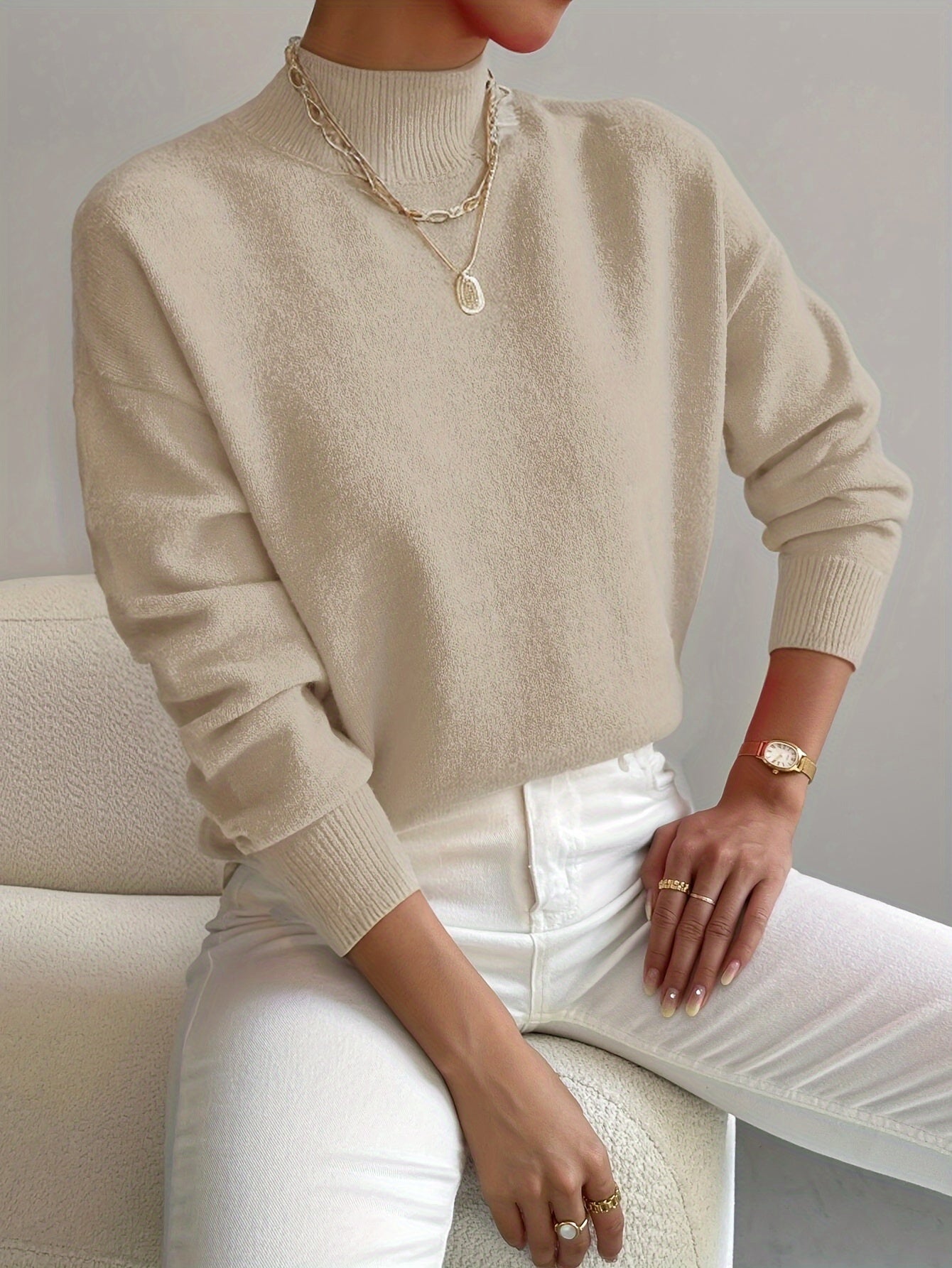 Maria | Elegante und Bequeme Rollkragenpullover