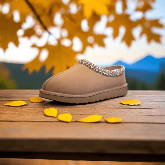 Gevoerde Suede Tasman Slippers für Damen