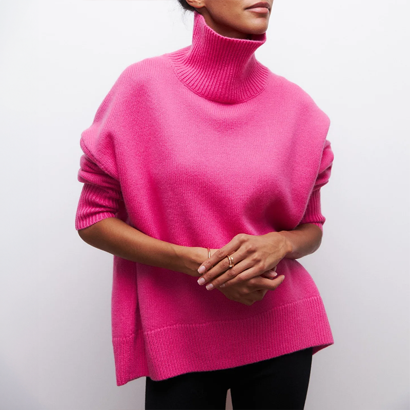 Marjolaine | Strick-Dolcevita-Pullover