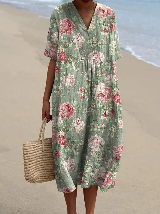 Soline | Vintage Blumenkleid